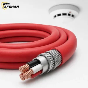 کابل اعلام حریق 1.5 * 3 شیلدار نسوز