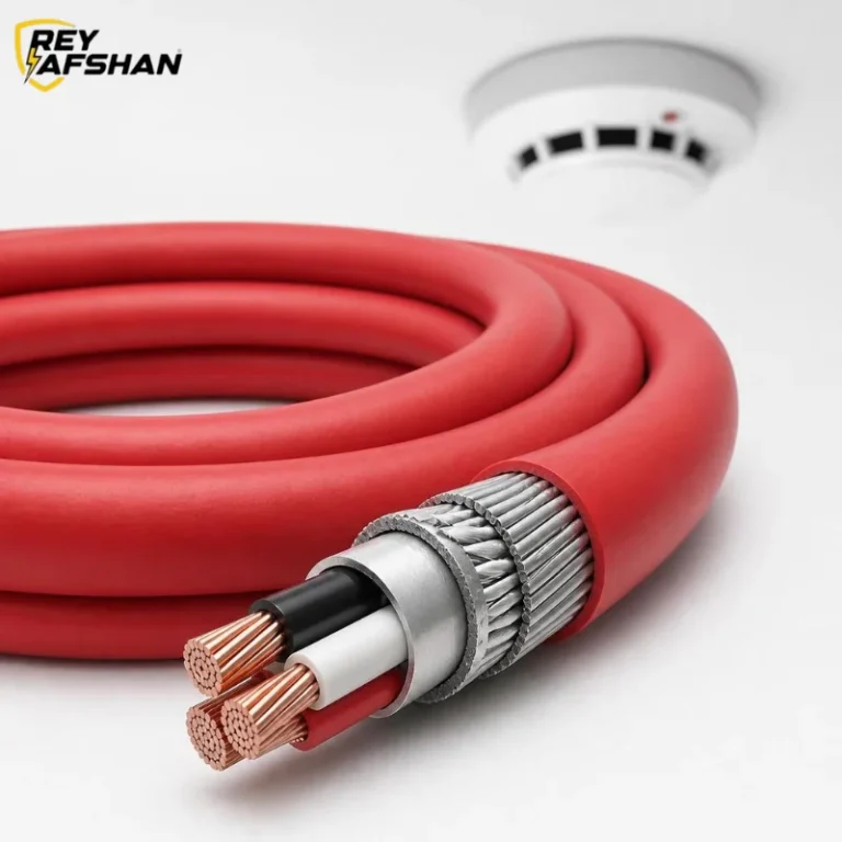 کابل اعلام حریق 1.5 * 3 شیلدار نسوز